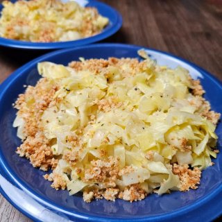 Spitzkohl mit Frischkäse