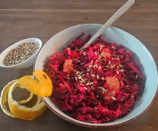 Rote Bete - Sauerkrautsalat