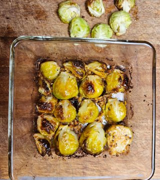 Gebackener Rosenkohl