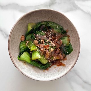 Austernpilz Wok mit Pak Choi