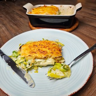 Kartoffel-Porree-Auflauf