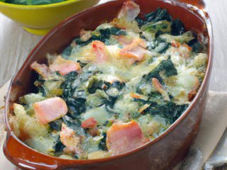 Blumenkohl mit Spinat