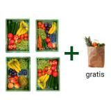 Snackkiste L 4x + Obsttüte Aktion