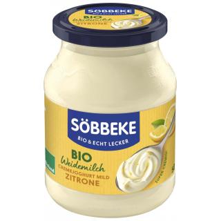 Joghurt Zitrone im Glas