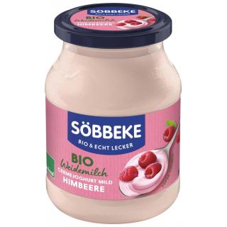 Joghurt im Glas Himbeere