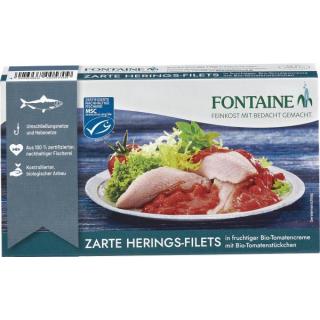 Heringsfilet in Tomatencreme