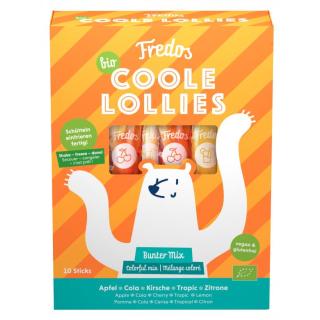 Fredo Coole Lollies Bunter Mix 10 Stück