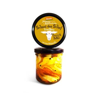 Schani das Schaf Frischkäse Curry/Dattel