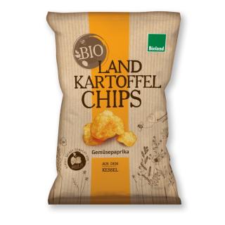 Landkartoffelchips Gemüsepaprika