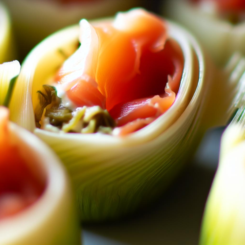 Gefüllter Fenchel mit Räucherlachs