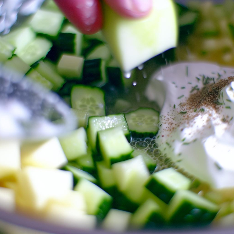 Gurken - Apfel - Salat