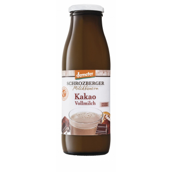 Kakaomilch in der Flasche