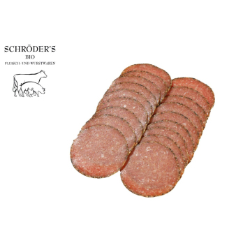 Geflügelmettwurst mit Pfeffer