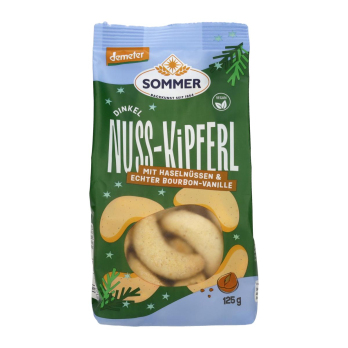 Dinkel Nuss Kipferl      vegan