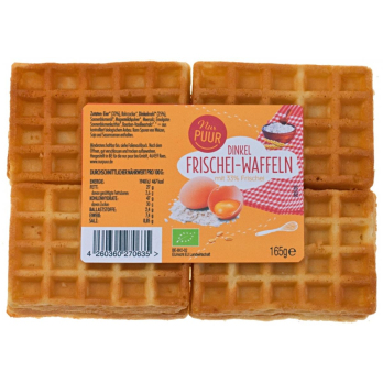 Dinkel Frischei-Waffeln