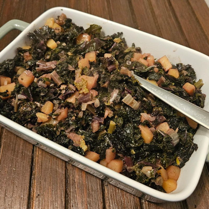 Roter Barbar / Grünkohl mit Curry