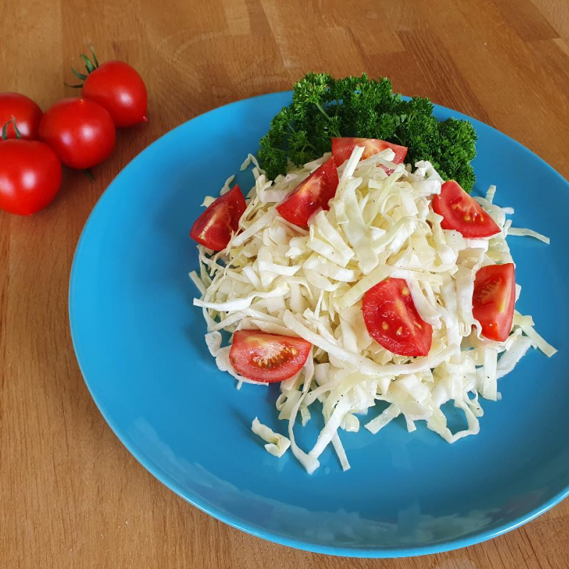 Krautsalat, einfach und lecker