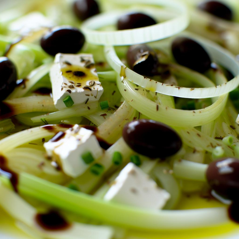 Sellerie - Fenchel - Feta - Salat