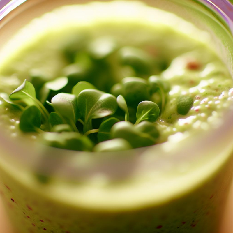 Salat-Kresse-Smoothie