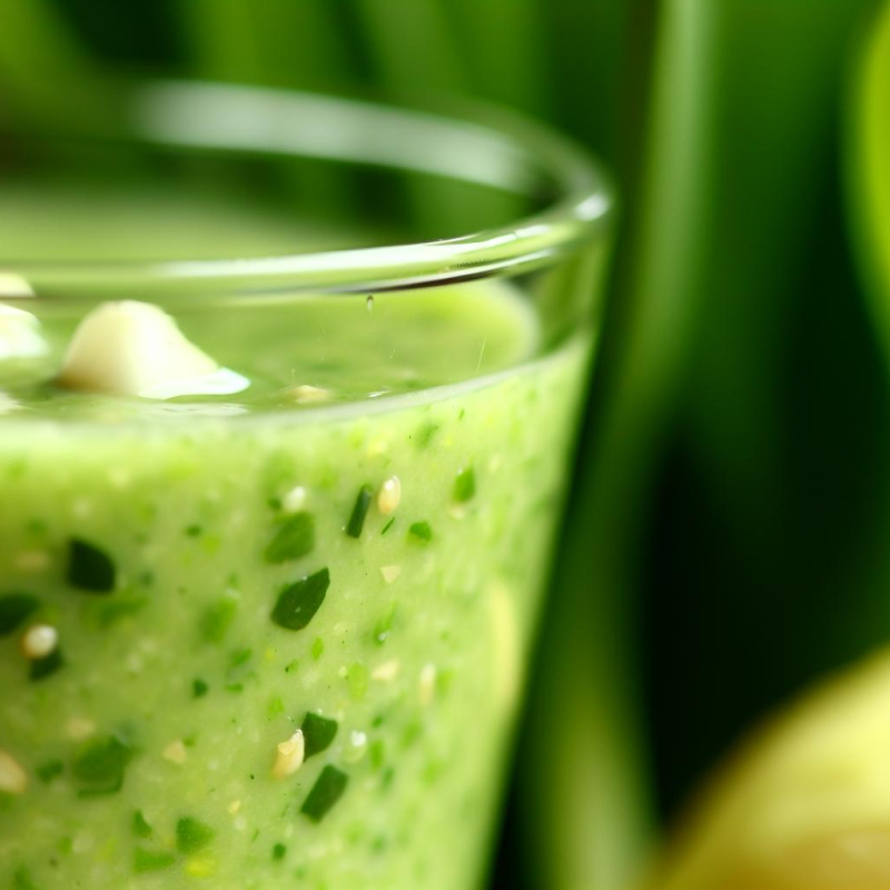 Bärlauch-Zitronen Smoothie