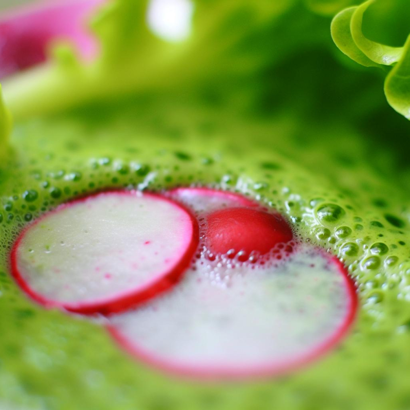 Eichblattsalat-Radieschen-Smoothie