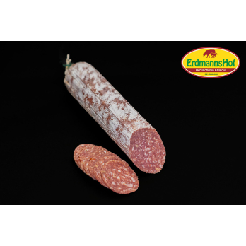 Mailänder Fenchelsalami in Scheiben