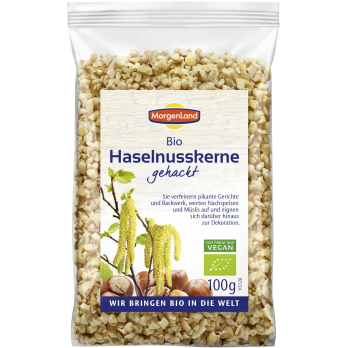 Haselnusskerne gehackt