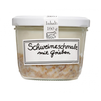 Griebenschmalz im Glas