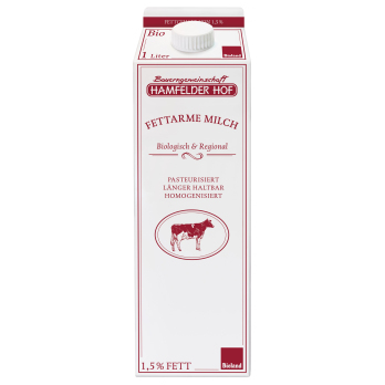 Karton Fettarme Milch 1,5%